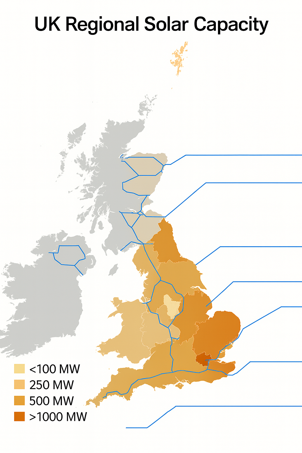 Solar Capacity Map